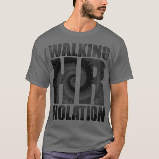 T-shirt Violation à pied de sa r 1