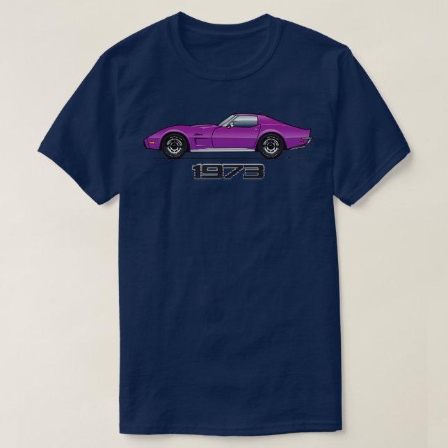 T-shirt Violet 1973 (Design devant)