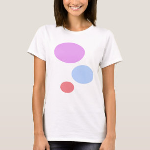 T-shirt Violet Bleu et Rose