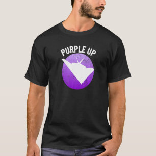 T-shirt Violet F117 Stealth Nighthawk Militaire Garçons