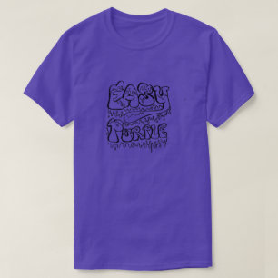T-shirt violet facile