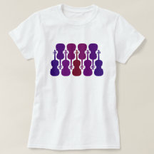 T-shirt Violet Fade