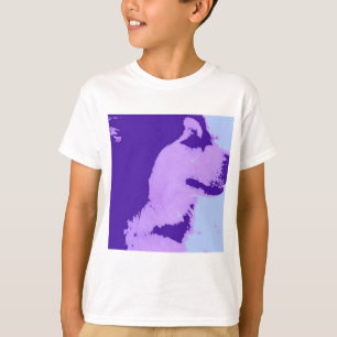 T-shirt Violet Malamute