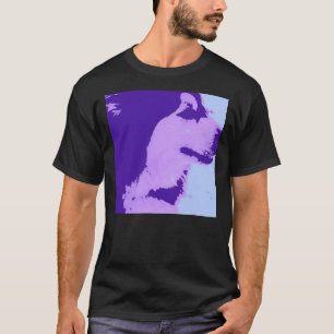 T-shirt Violet Malamute