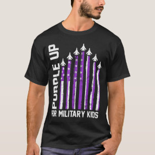 T-shirt Violet pour les enfants de militaires tout-petit f