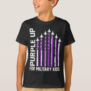 T-shirt Violet pour les enfants de militaires tout-petit f