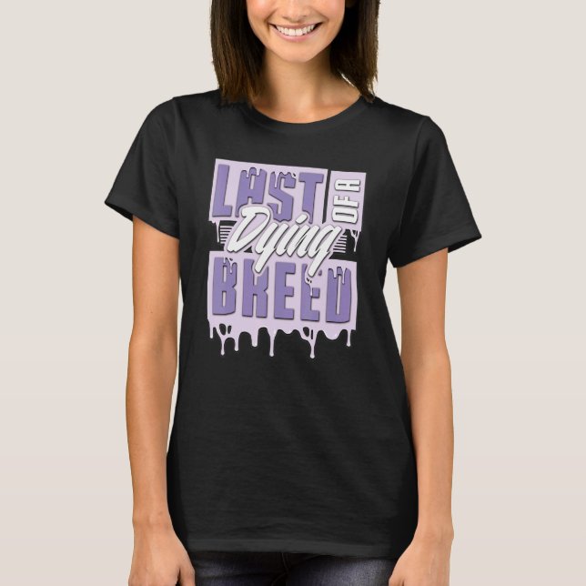 T-shirt Violet pur de race dernière 11s correspondant (Devant)
