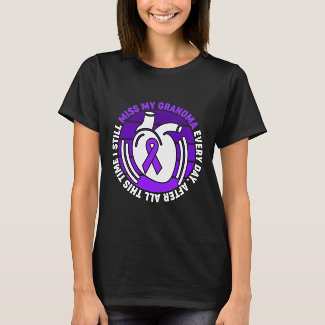 T-shirt Violet Ribbon Overdose sensibilisation Miss Grand- (Devant)