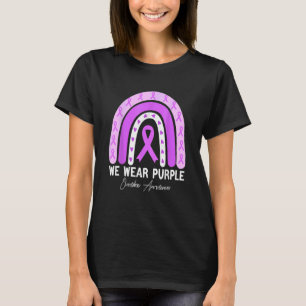 T-shirt Violet Ruban Tournesol Butterfly Overdose