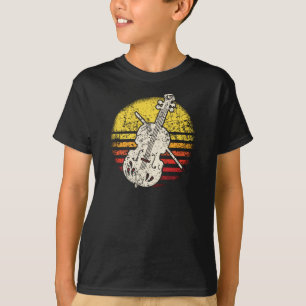 T-shirt Violin Violinist Rétro Vintage