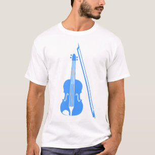 T-shirt Violon - Bleu Bébé