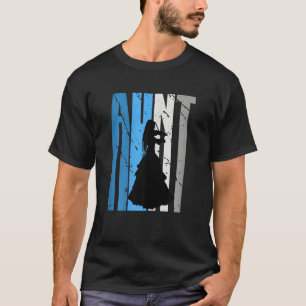 T-shirt Violon Bleu Tante Violoniste Joue Le Violon Musica