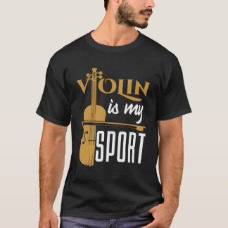 T-shirt Violon Est Mon Sport Sympa Conceriniste Violoniste