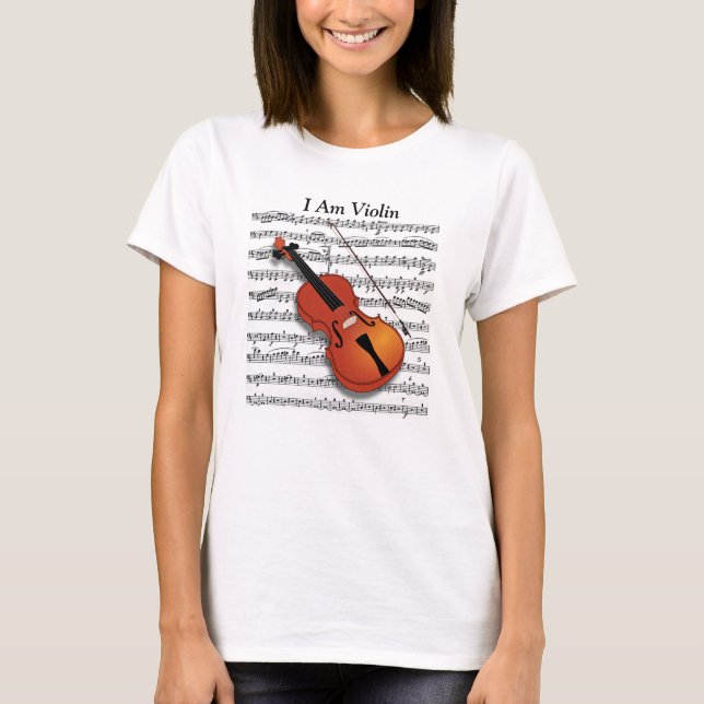 T-shirt Violon Lover_ (Devant)
