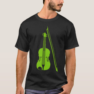 T-shirt Violon - Martian Green