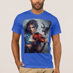 T-shirt Violon musicien Taurus Zodiac