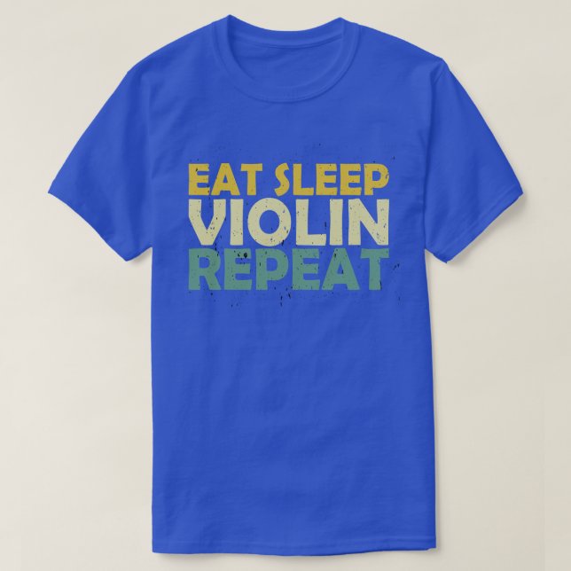 T-shirt Violon Rétro 3 (Design devant)