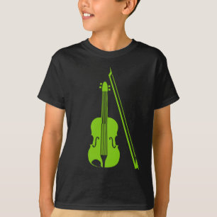 T-shirt Violon - Vert Martien