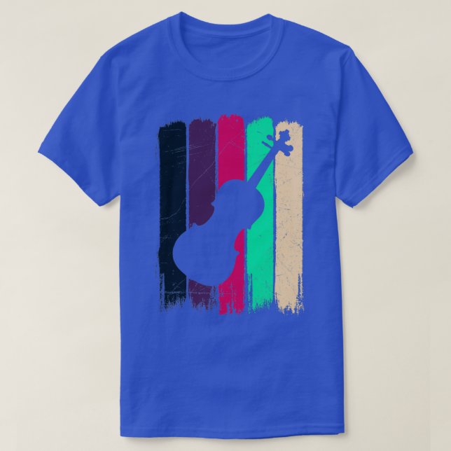 T-shirt Violon violon à double basse (Design devant)