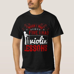 T-shirt Violon violoniste don