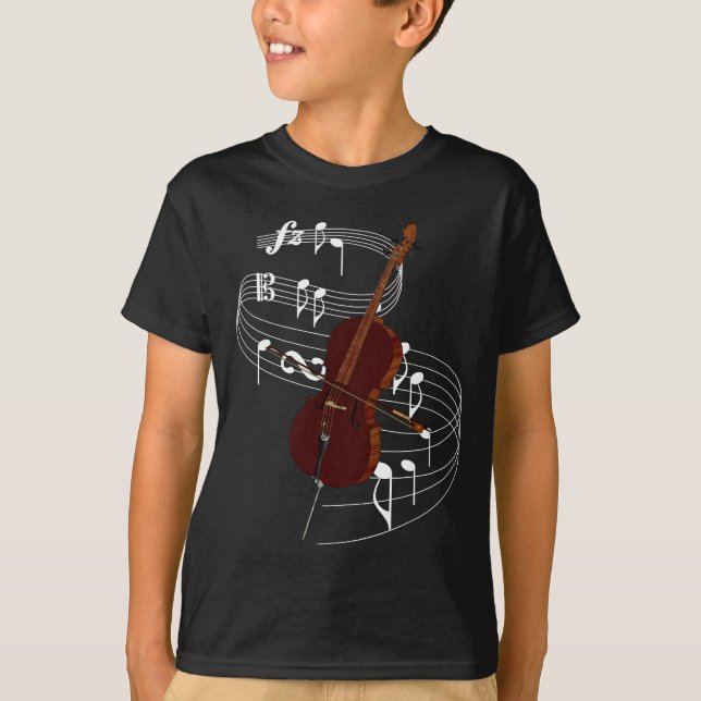 T-shirt Violoncelle (Devant)