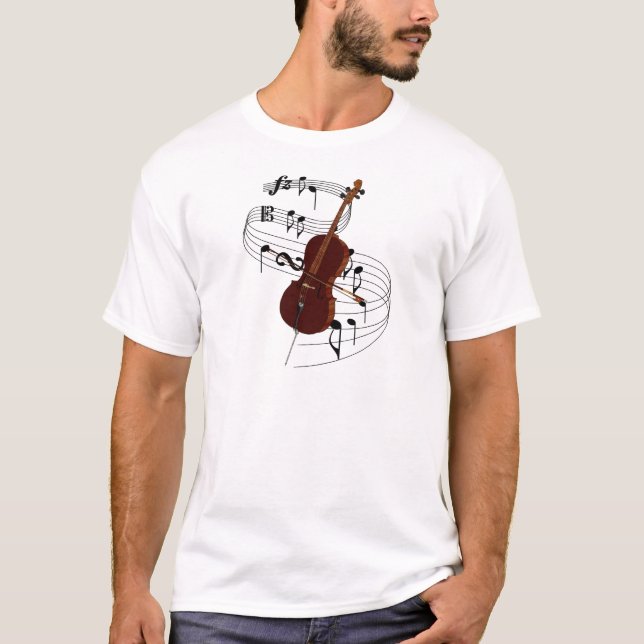 T-shirt Violoncelle (Devant)