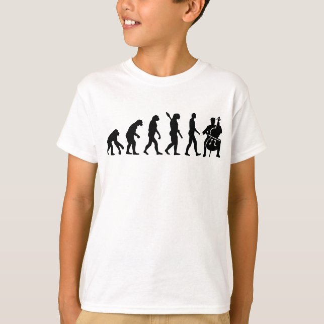 T-shirt Violoncelle d'évolution (Devant)