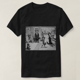 T-shirt Violoniste des chatons, Louis Wain