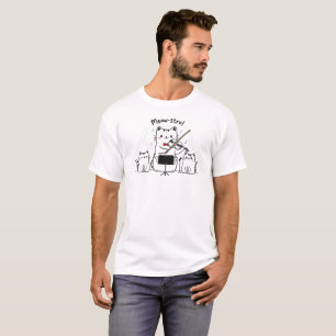 T-shirt Violoniste Meow-stro