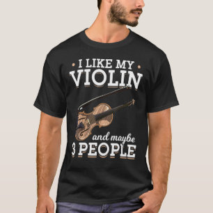 T-shirt Violoniste Orchestre Violon Joueur Musique Violon