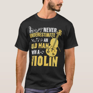 T-shirt Violoniste père grand-père