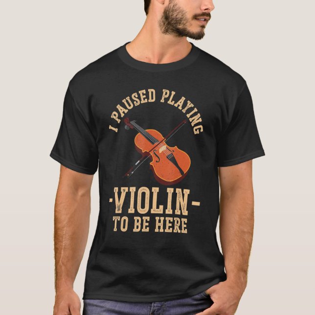 T-shirt Violoniste Violon J'Ai Suspendu Jouer Violon Pour  (Devant)