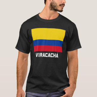T-shirt Viracacha Colombie Emblem Escudo Bandera Cres
