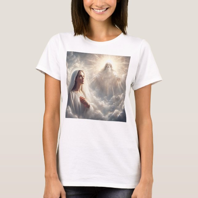 T-shirt Virgen y Bendición Celestial (Devant)