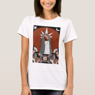 T-shirt Virgin of Guadalupe  and Flowers