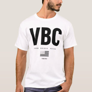 T-shirt Virginia Beach Love - Born Raises Fier