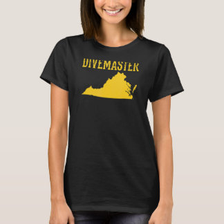 T-shirt Virginia Divemaster Scuba Instructor Dive F