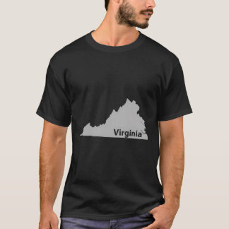 T-shirt Virginia Map State Home Fierté Cadeau