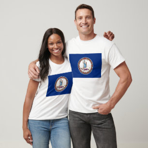 T-shirt Virginia State Seal, Le drapeau de l'état de Virgi