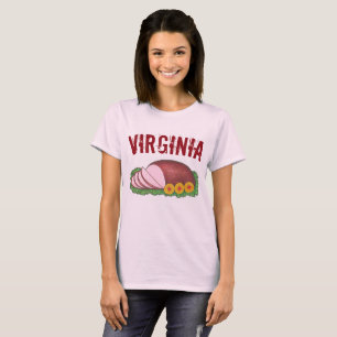 T-shirt Virginia Style Cured Country Ham VA Foodie Viande