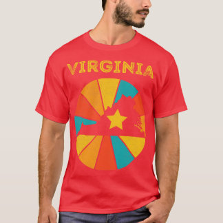 T-shirt Virginia Vintage Souvenir désorganisé 1