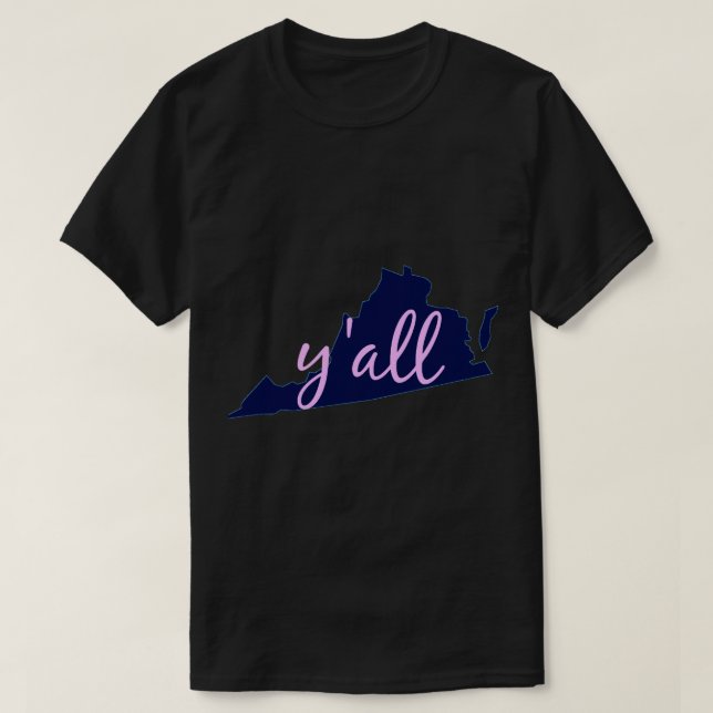 T-shirt Virginie - Accueil de Y_all (Design devant)
