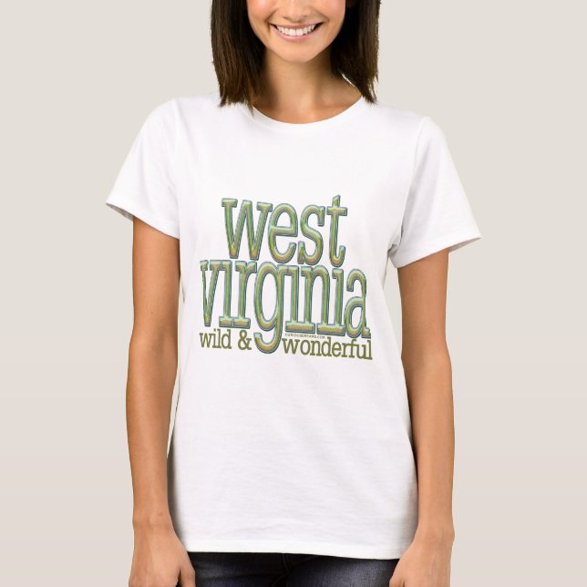 T-shirt Virginie-sauvage et wonderful_8 occidentaux (Devant)