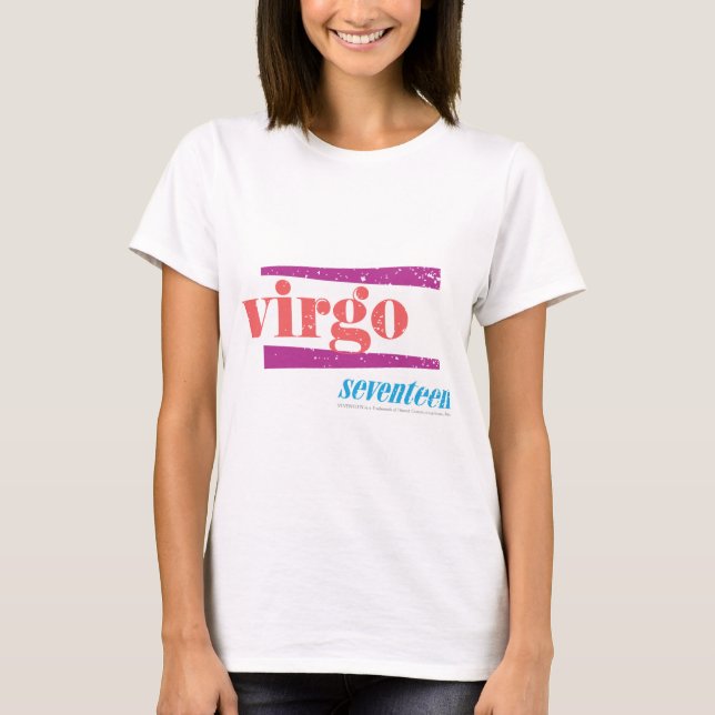 T-shirt Virgo rose (Devant)
