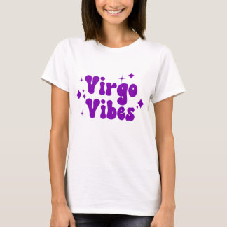 T-shirt Virgo Vibes Zodiac Astrologie Purple Stars