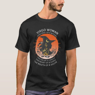 T-shirt Virgo Woman Zodiac - Âme D'Une Bouche De Sorcière