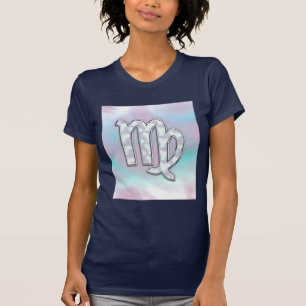 T-shirt Virgo Zodiac Connexion Pastels Style Nacre Imprime