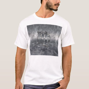 T-shirt Virgo Zodiac Sign dans Grunge Distressed Style Dec