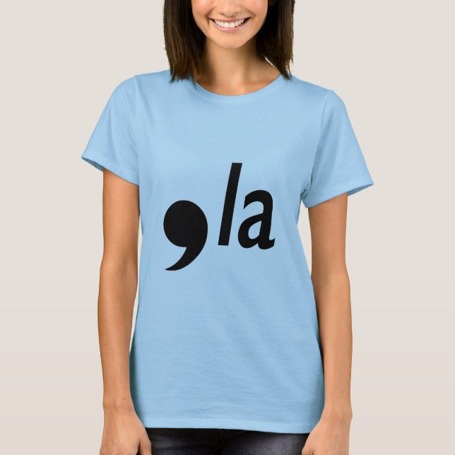 T-shirt virgule (Devant)