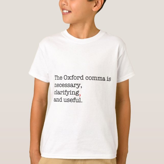 T-shirt Virgule de Pro-Oxford (Devant)